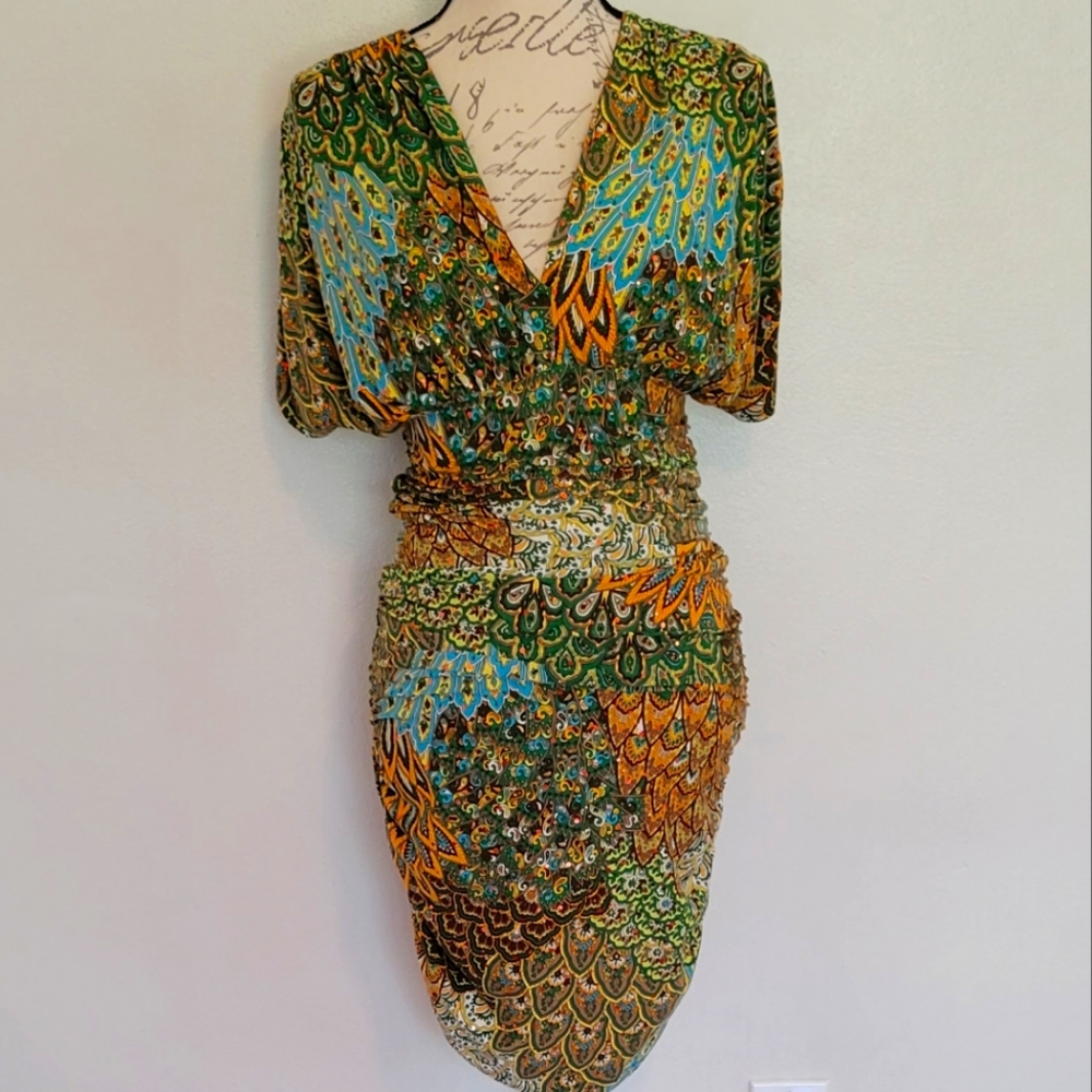 Peacock dress size small